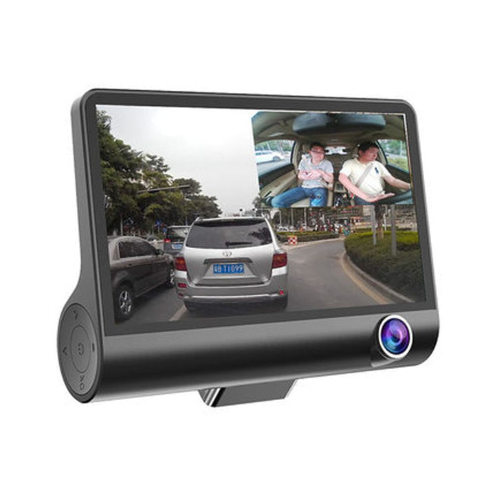 4 Inch 3 Way 3 Lens Driving Recorder