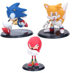 3 Pcs Hedgehog Super Sonic Desktop Ornament