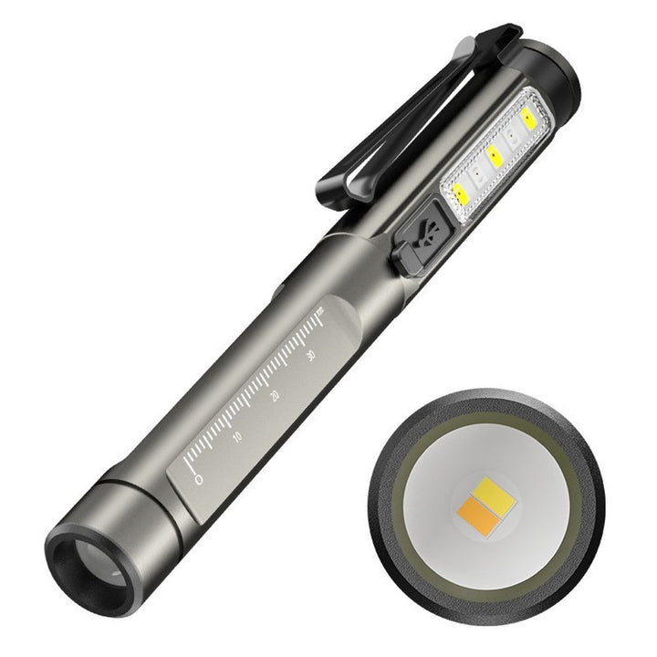 Portable UV Flashlight With Pen Clip