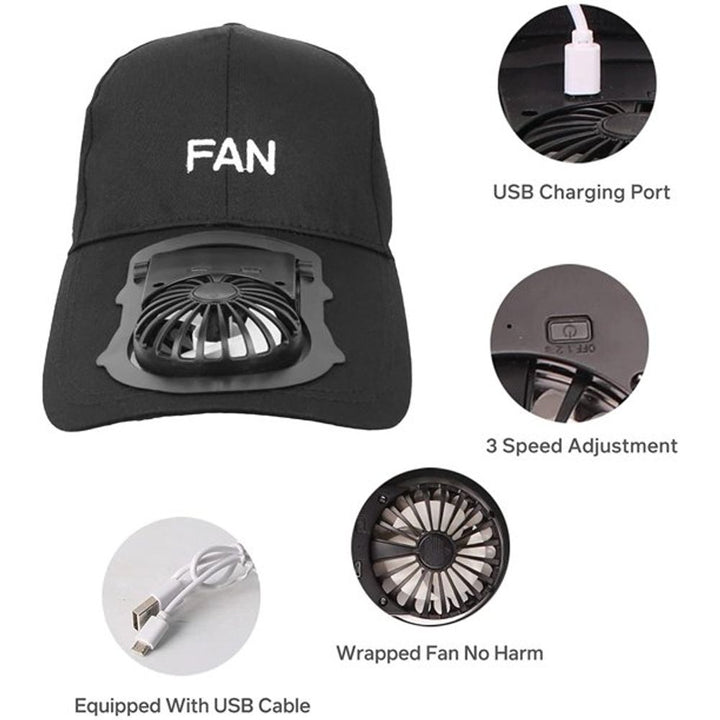 Universal USB Fan Cap