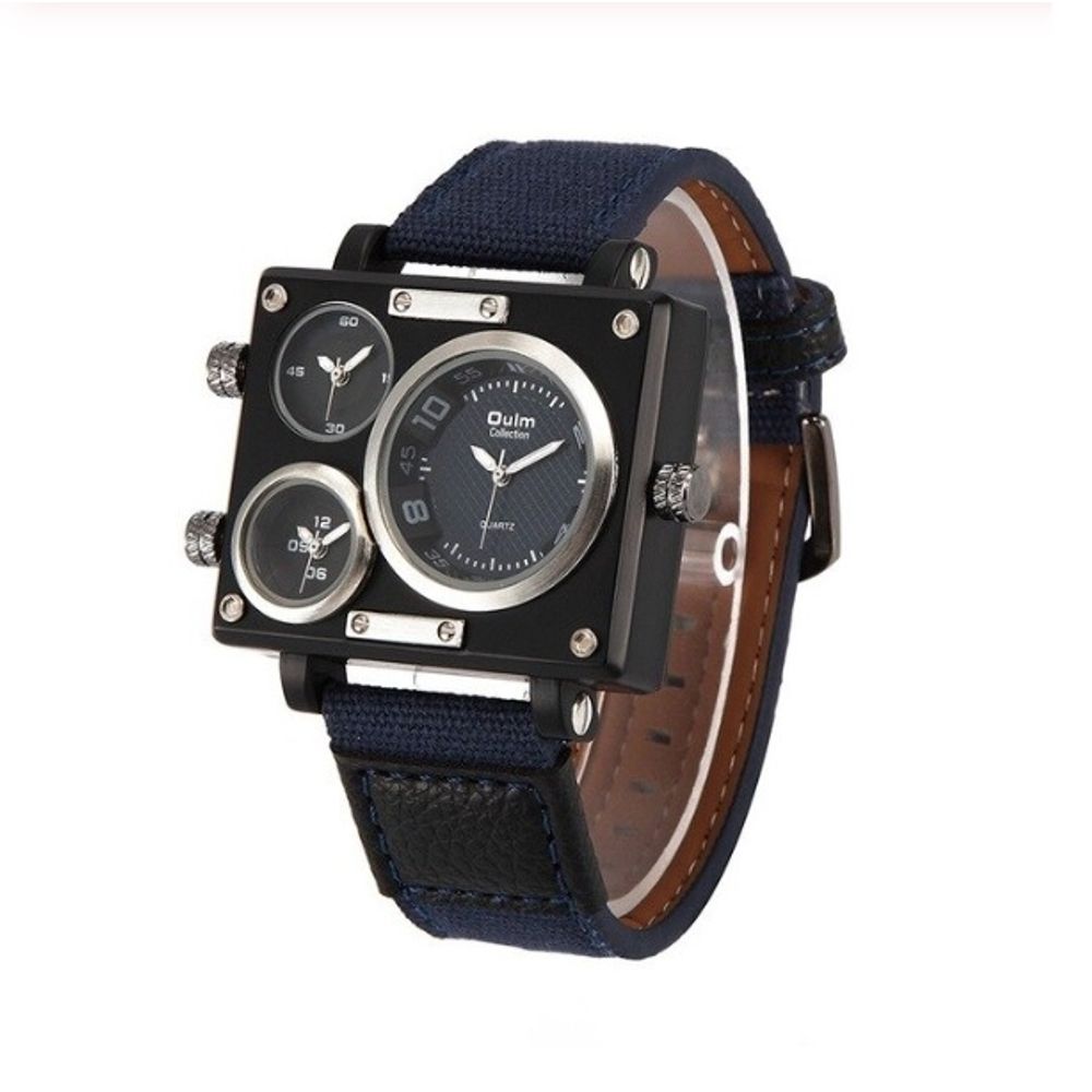 OULM Mens Unique Design Wristwatch