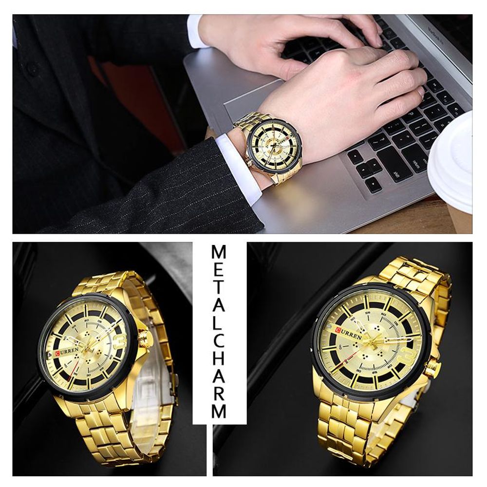 CURREN Steel Quartz Watch