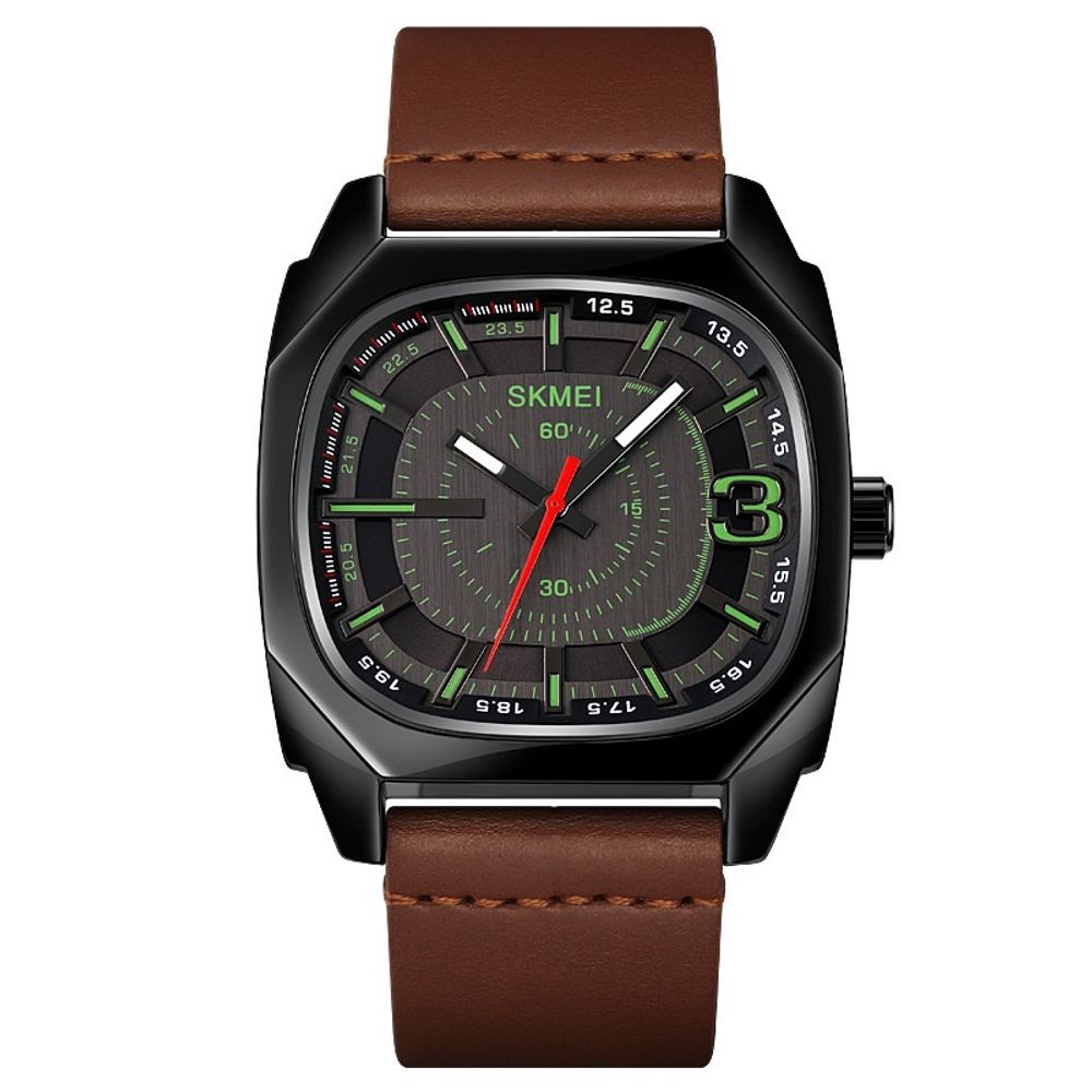 SKMEI Casual Retro Square Quartz Watch