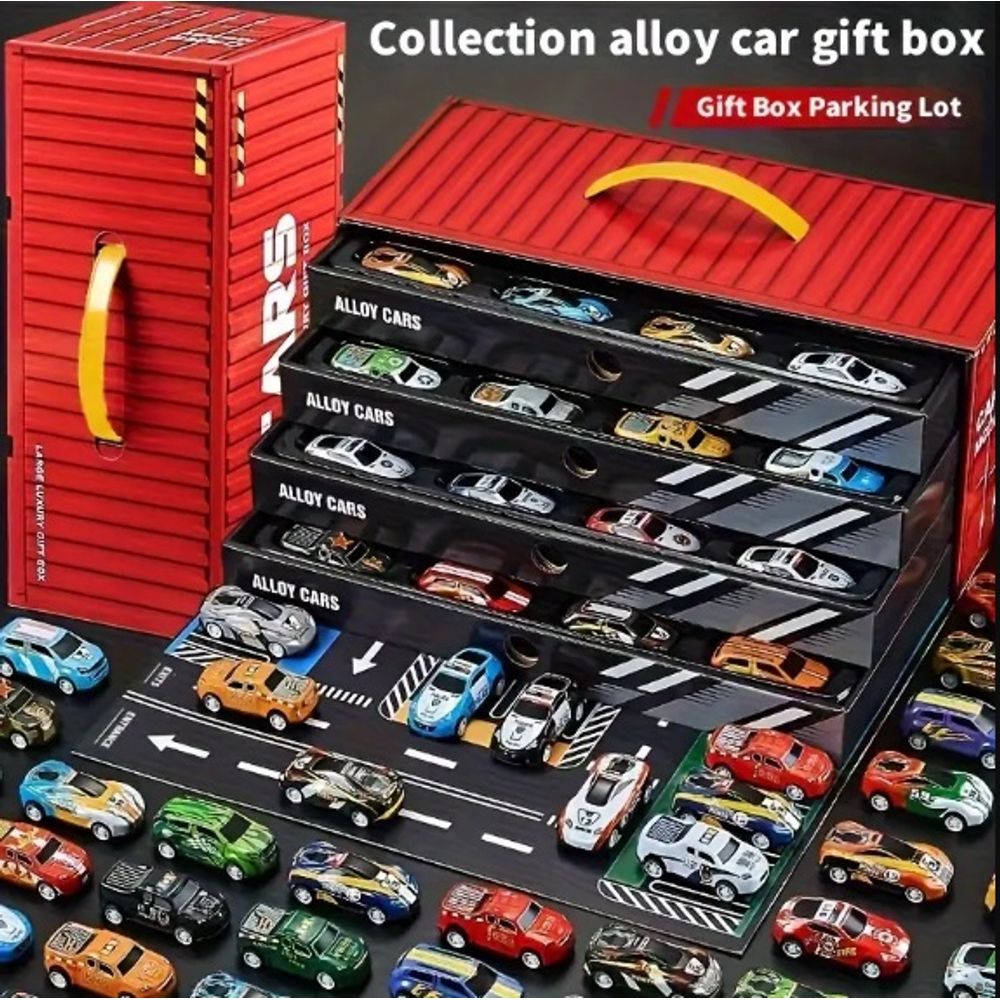 Alloy Mini Racing Car Model Set 48 Cars