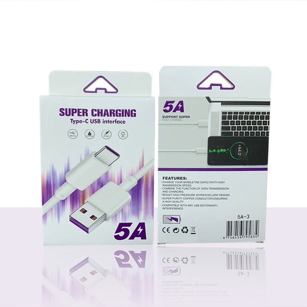 5A USB Type C Charging Cable