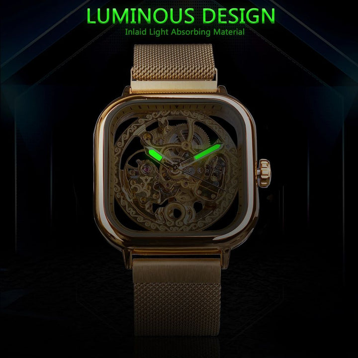 FORSINING Square Automatic Mechanical Watch
