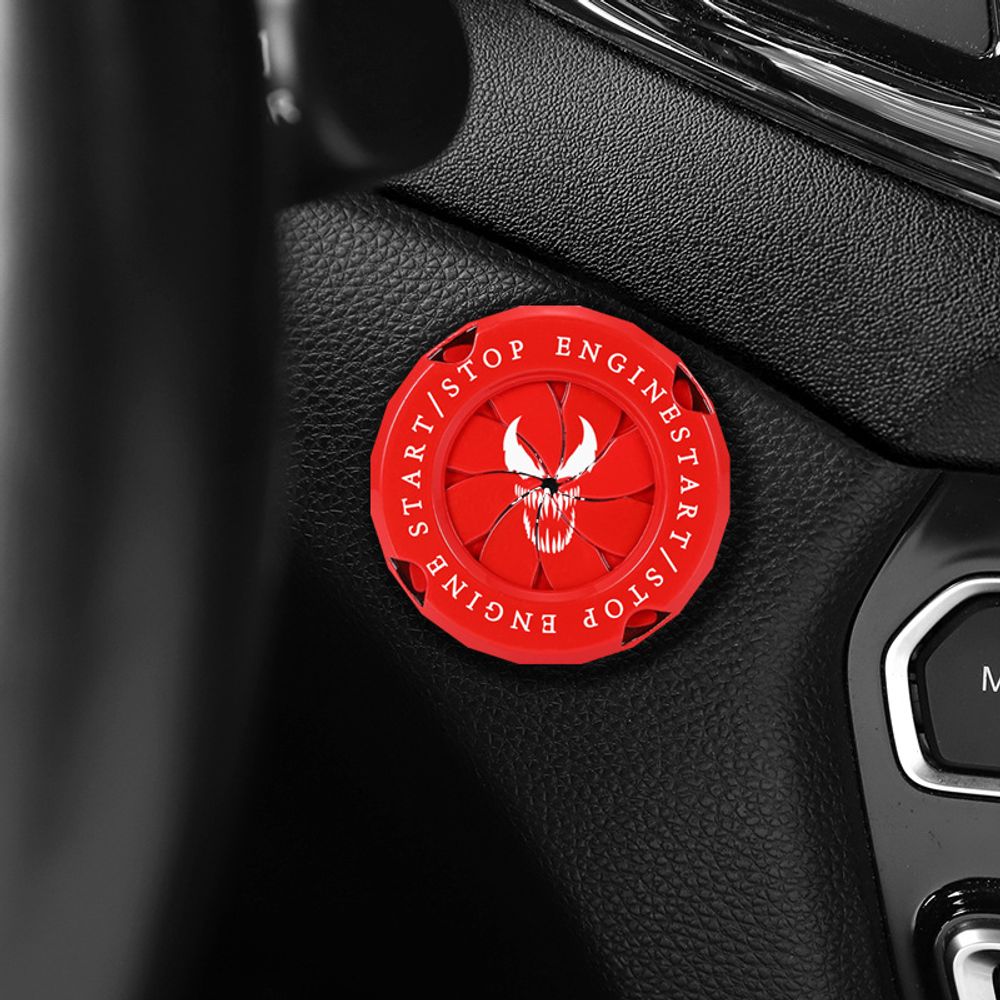 Rotatable Car Push Venom Button Cover