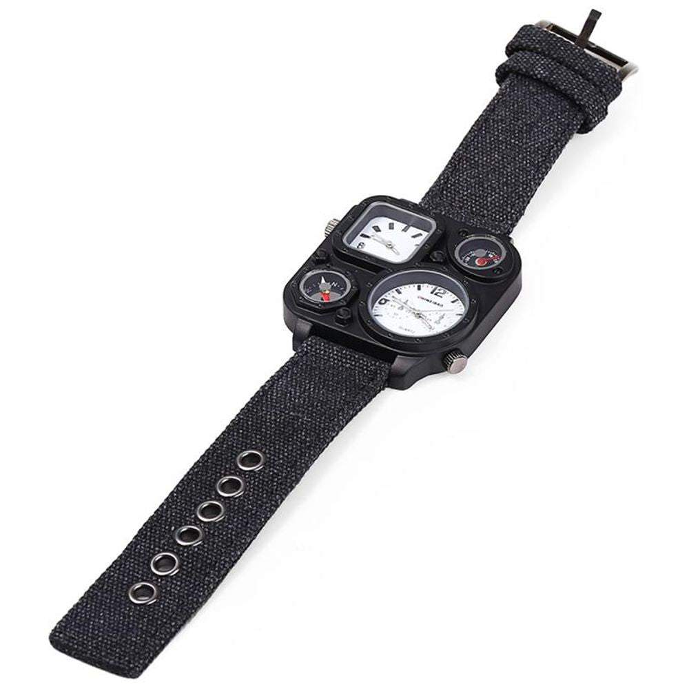 Men's Dual Time Watch