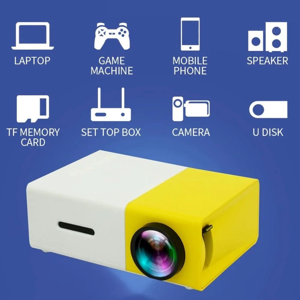 YG300 HD Mini LED Home Projector