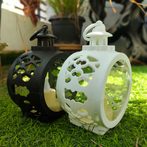 4 Pcs LED Round Shape Candle Light Lantern