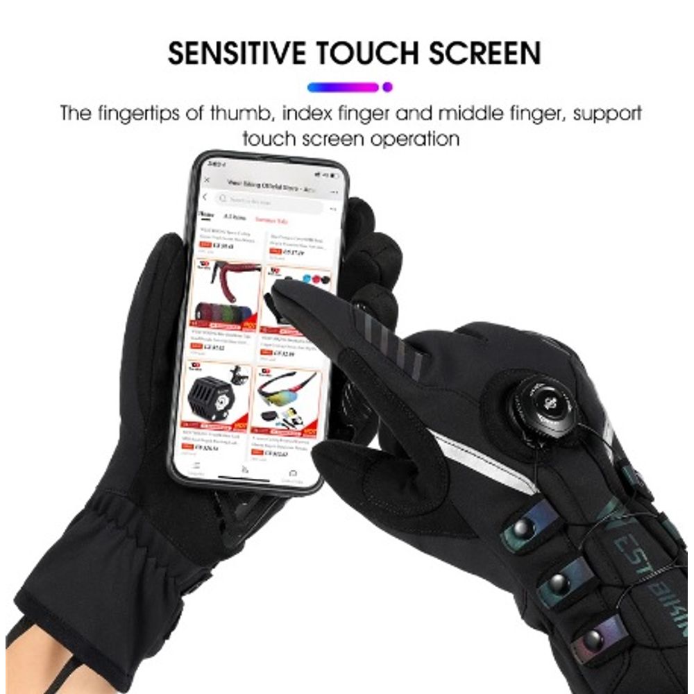 Adjustable Self-Locking Riding Gloves