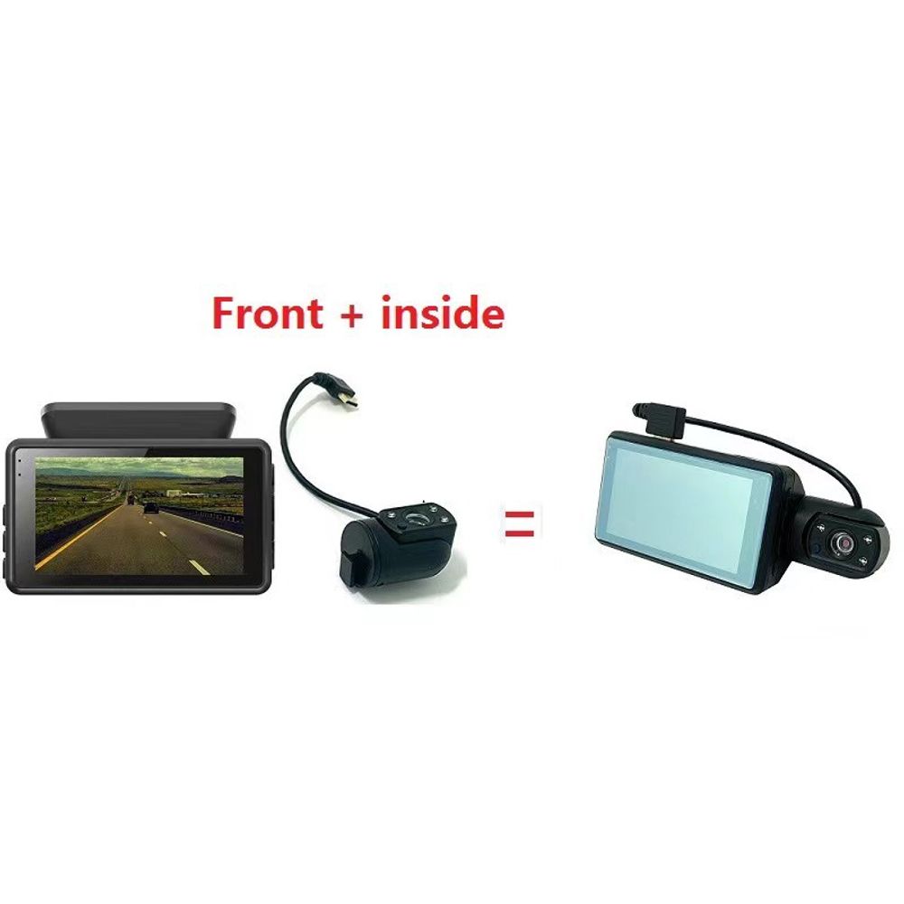 Dual Lens Car Dash Cam Recorder