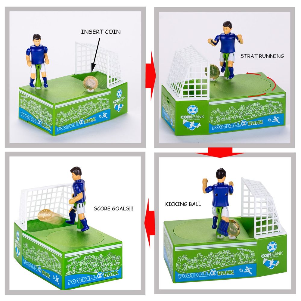 Soccer Shooting Coin Bank Toy