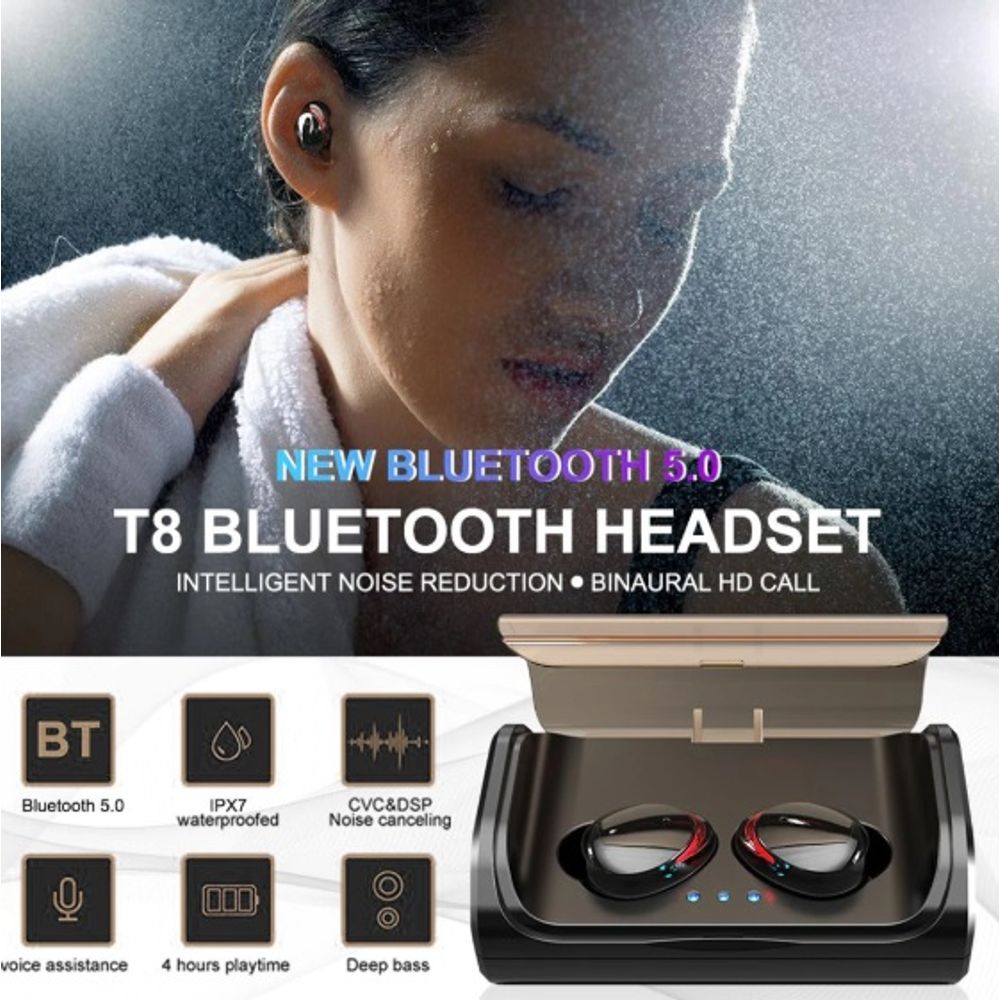 TWS T8 Sports Earphones