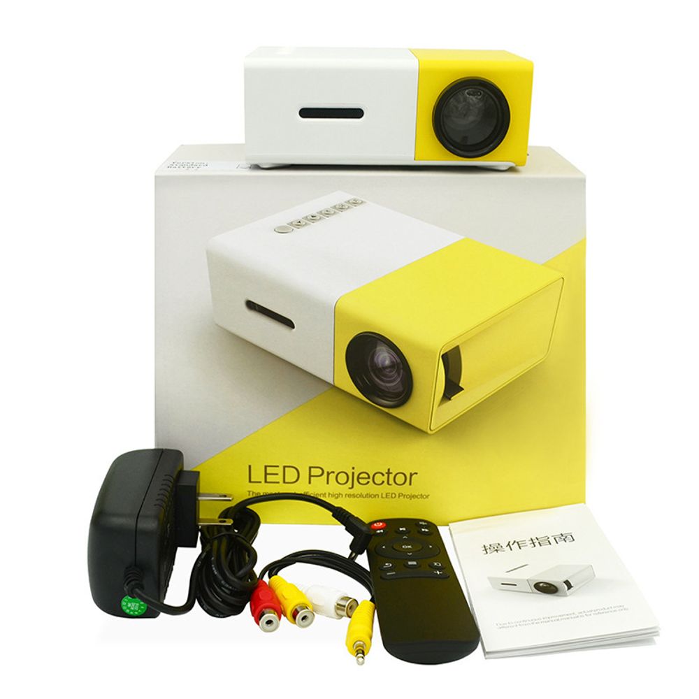 YG300 HD Mini LED Home Projector