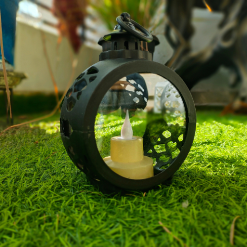LED Round Shape Candle Light Lantern