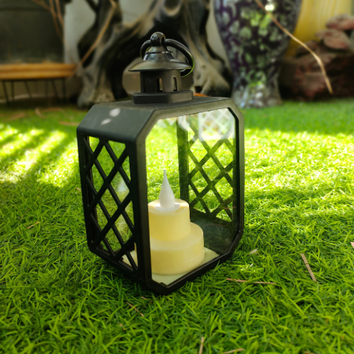 LED Octagon Candle Light Lantern