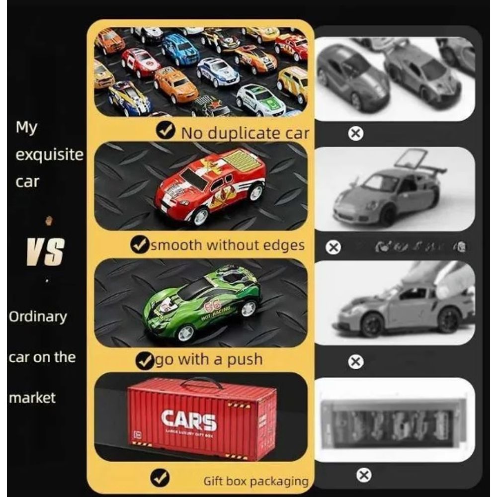 Alloy Mini Racing Car Model Set 48 Cars
