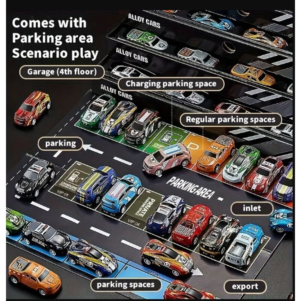 Alloy Mini Racing Car Model Set 48 Cars